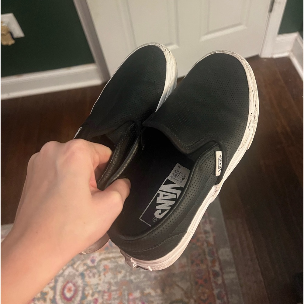 Leather vans